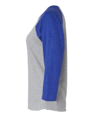 LAT Women's Baseball Fine Jersey Three-Quarter Sleeve Tee - Image 20