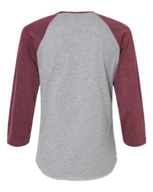 LAT Women's Baseball Fine Jersey Three-Quarter Sleeve Tee - Image 4