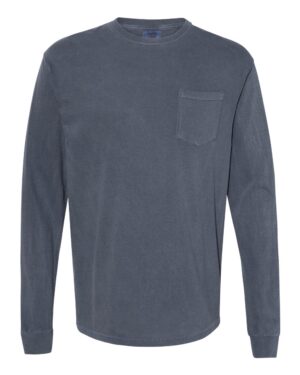 Comfort Colors Unisex Garment-Dyed Heavyweight Long Sleeve Pocket T-Shirt - Image 31