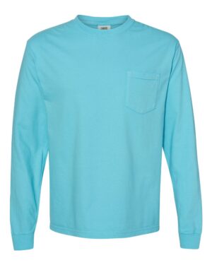 Comfort Colors Unisex Garment-Dyed Heavyweight Long Sleeve Pocket T-Shirt - Image 55