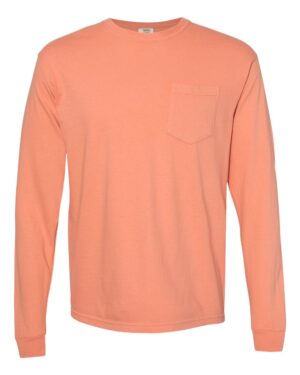 Comfort Colors Unisex Garment-Dyed Heavyweight Long Sleeve Pocket T-Shirt - Image 73