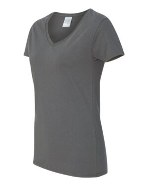 Gildan Women's Heavy Cotton™ V-Neck T-Shirt - Image 8