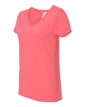 Gildan Women's Heavy Cotton™ V-Neck T-Shirt - Image 11