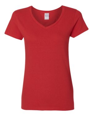 Gildan Women's Heavy Cotton™ V-Neck T-Shirt - Image 28