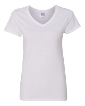 Gildan Women's Heavy Cotton™ V-Neck T-Shirt - Image 40