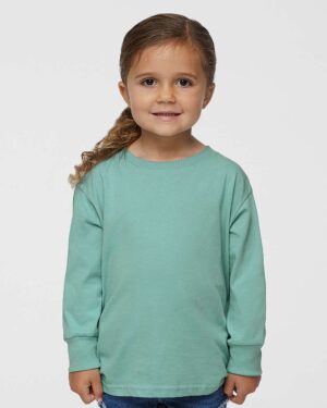 Rabbit Skins Toddler Fine Jersey Long Sleeve Tee - Image 67