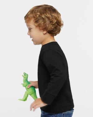 Rabbit Skins Toddler Fine Jersey Long Sleeve Tee - Image 5
