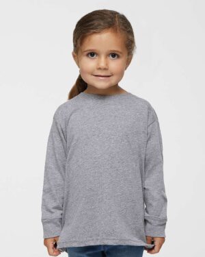 Rabbit Skins Toddler Fine Jersey Long Sleeve Tee - Image 25