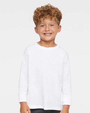 Rabbit Skins Toddler Fine Jersey Long Sleeve Tee - Image 82