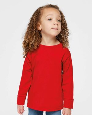 Rabbit Skins Toddler Fine Jersey Long Sleeve Tee - Image 52