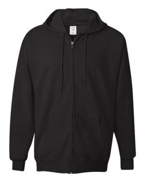 Hanes Unisex Ultimate Cotton® Full-Zip Hooded Sweatshirt - Image 7
