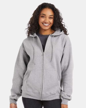 Hanes Unisex Ultimate Cotton® Full-Zip Hooded Sweatshirt - Image 39
