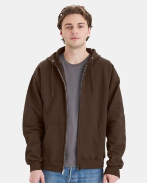Hanes Unisex Ultimate Cotton® Full-Zip Hooded Sweatshirt - Image 21