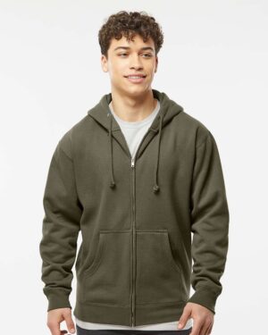 Independent Trading Co. Unisex Heavyweight Full-Zip Hooded Sweatshirt - Image 4