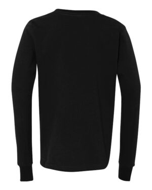 BELLA + CANVAS Youth Jersey Long Sleeve Tee - Image 3