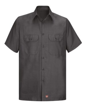 Red Kap Men's Ripstop Short Sleeve Work Shirt - Image 3