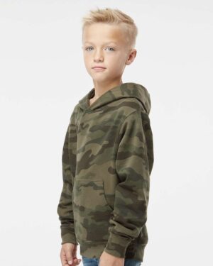 Independent Trading Co. Youth Midweight Hooded Sweatshirt - Image 37