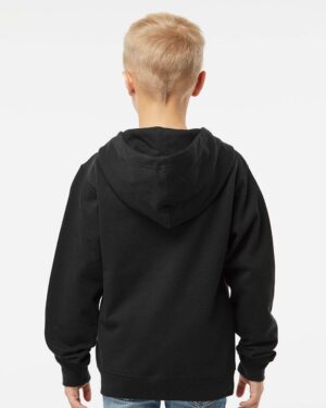 Independent Trading Co. Youth Midweight Full-Zip Hooded Sweatshirt - Image 7