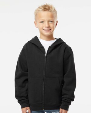 Independent Trading Co. Youth Midweight Full-Zip Hooded Sweatshirt - Image 5