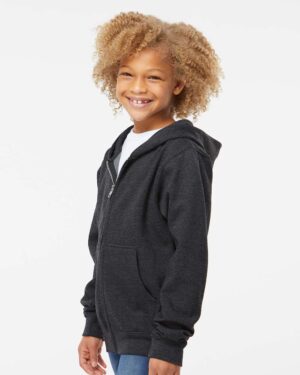 Independent Trading Co. Youth Midweight Full-Zip Hooded Sweatshirt - Image 12