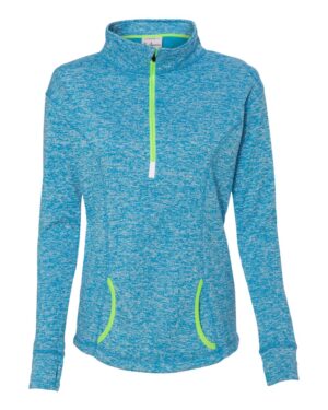 J. America Women's Cosmic Fleece Quarter-Zip Pullover - Image 13
