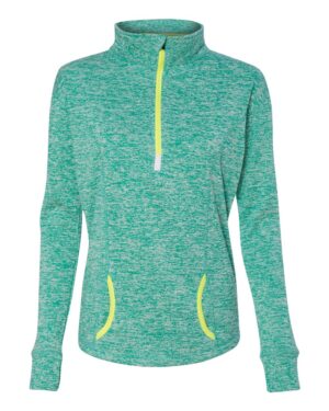 J. America Women's Cosmic Fleece Quarter-Zip Pullover - Image 19