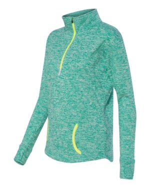 J. America Women's Cosmic Fleece Quarter-Zip Pullover - Image 20