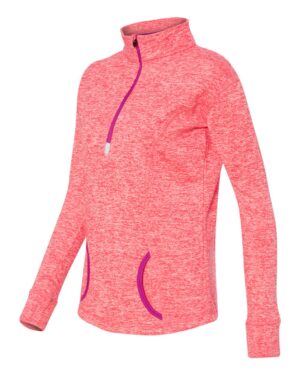 J. America Women's Cosmic Fleece Quarter-Zip Pullover - Image 23