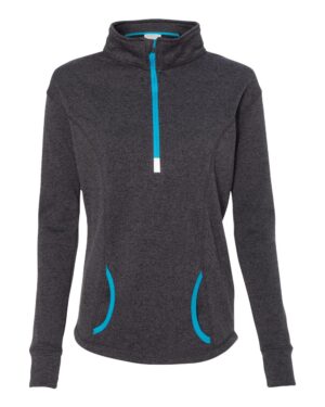 J. America Women's Cosmic Fleece Quarter-Zip Pullover - Image 32