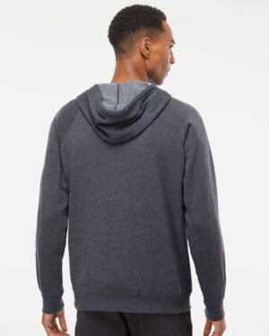 Independent Trading Co. Unisex Special Blend Raglan Full-Zip Hooded Sweatshirt - Image 30