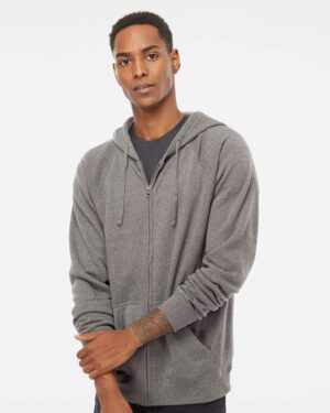Independent Trading Co. Unisex Special Blend Raglan Full-Zip Hooded Sweatshirt - Image 37