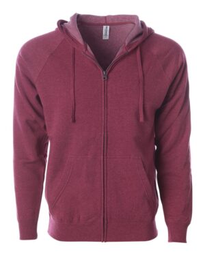Independent Trading Co. Unisex Special Blend Raglan Full-Zip Hooded Sweatshirt - Image 19