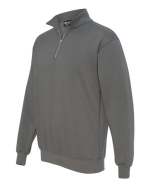 Bayside Unisex USA-Made Quarter-Zip Sweatshirt - Image 5