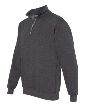 Bayside Unisex USA-Made Quarter-Zip Sweatshirt - Image 7