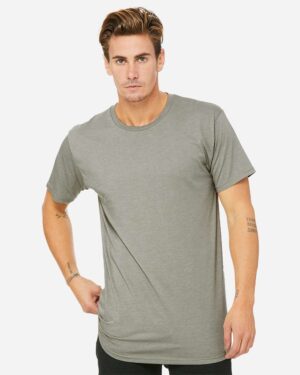 BELLA + CANVAS Men's Long Body Urban Tee - Image 10