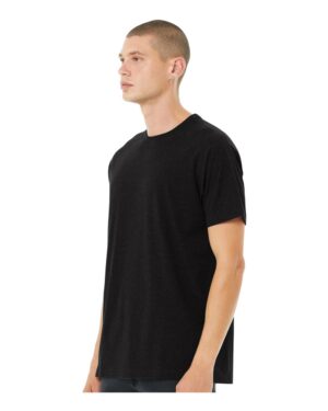 BELLA + CANVAS Men's Heather CVC Raglan Tee - Image 8