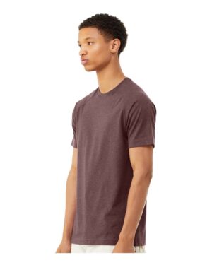 BELLA + CANVAS Men's Heather CVC Raglan Tee - Image 26