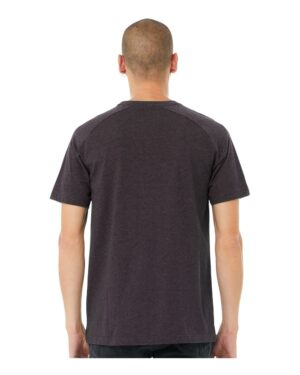 BELLA + CANVAS Men's Heather CVC Raglan Tee - Image 15