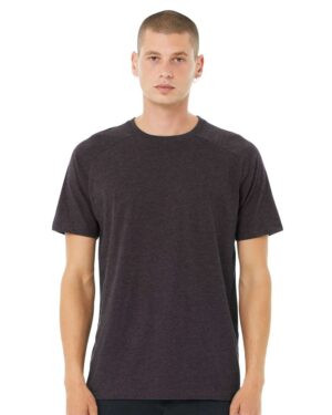BELLA + CANVAS Men's Heather CVC Raglan Tee - Image 13