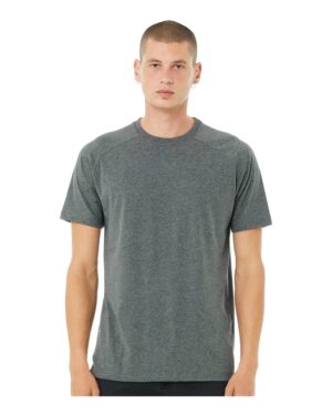 BELLA + CANVAS Men's Heather CVC Raglan Tee - Image 19