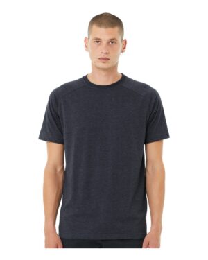 BELLA + CANVAS Men's Heather CVC Raglan Tee - Image 31
