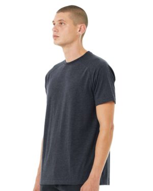BELLA + CANVAS Men's Heather CVC Raglan Tee - Image 32