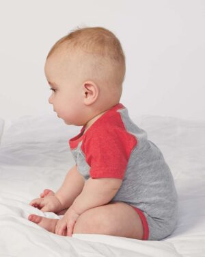 Rabbit Skins Infant Baseball Fine Jersey Bodysuit - Image 5