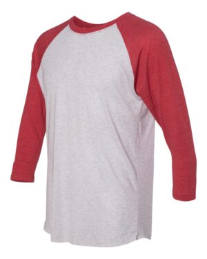 Next Level Unisex Triblend Three-Quarter Raglan T-Shirt - Image 46