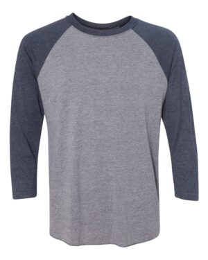 Next Level Unisex Triblend Three-Quarter Raglan T-Shirt - Image 36