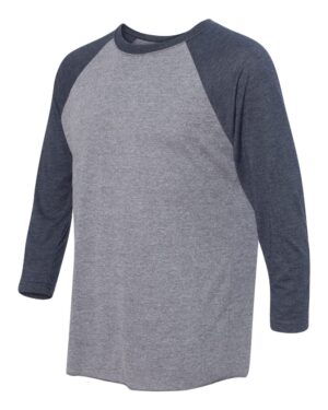 Next Level Unisex Triblend Three-Quarter Raglan T-Shirt - Image 37