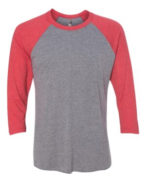 Next Level Unisex Triblend Three-Quarter Raglan T-Shirt - Image 48