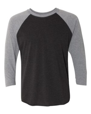 Next Level Unisex Triblend Three-Quarter Raglan T-Shirt - Image 18