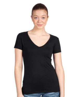 Next Level Women's Ideal V-Neck T-Shirt - Image 14