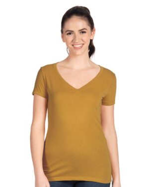 Next Level Women's Ideal V-Neck T-Shirt - Image 4